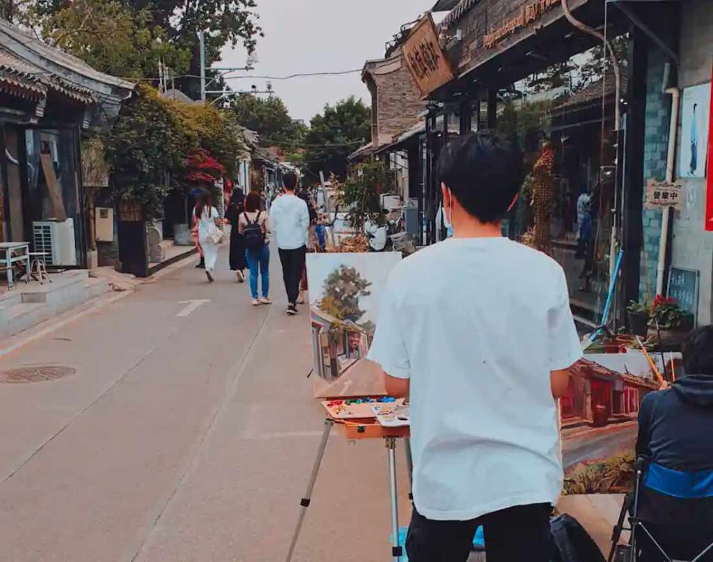 Living in a hutong in beijing: a complete overview 3 living in a hutong Chinese hutong china seheyuan beijing hutongs painting movingjack • living in a hutong