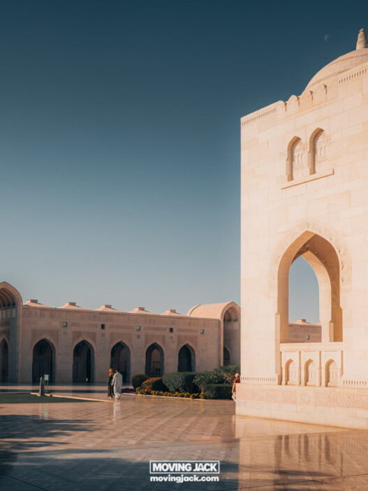 What to see in oman: the 12 sights that will make you love it 58 sleeping in the desert,desert in oman,wahiba sands,camping in the desert in oman A sunlit courtyard featuring traditional arched architecture under a clear sky invites you to explore, raising the question: how many days to spend in oman to truly savor its beauty?