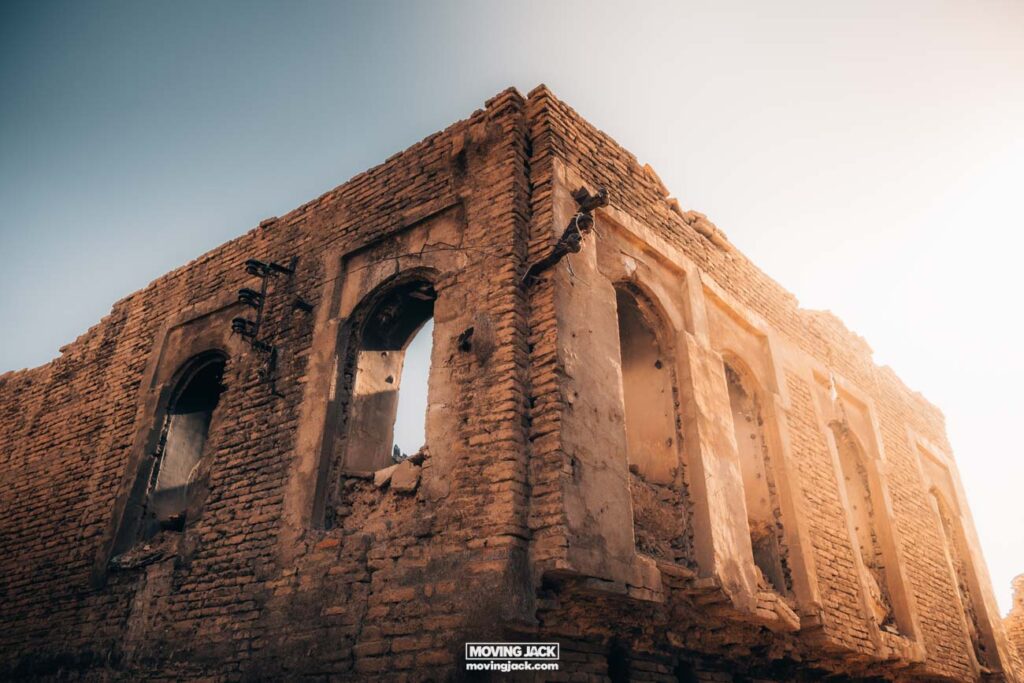 Erbil citadel and grand qaysari bazaar · complete guide 2025 20 erbil citadel Erbil citadel, a sun-damaged ancient structure.