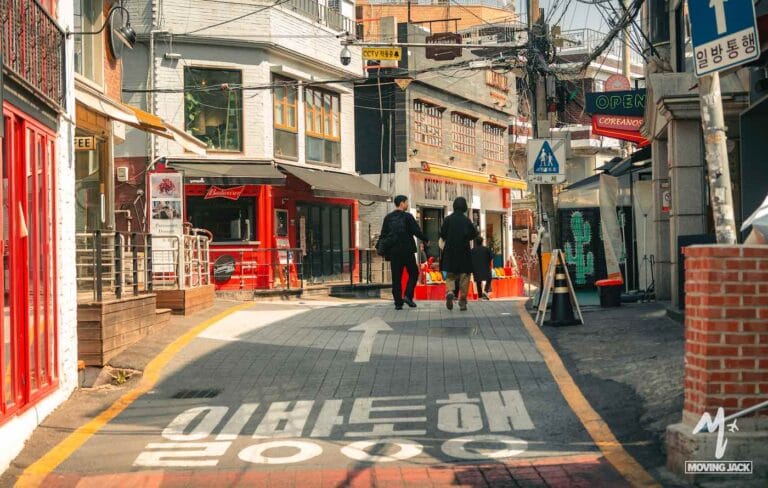 Street in itaewon