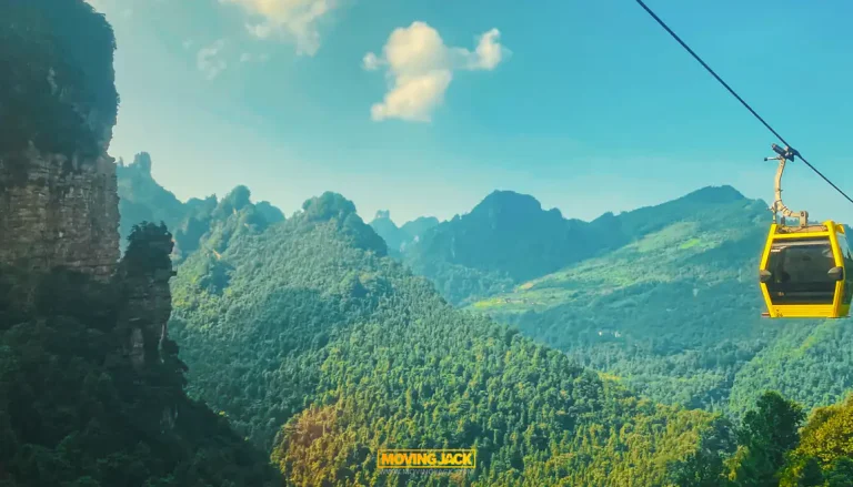 Een bezoek aan de avatarbergen (zhangjiajie) 11 avatarbergen Kabelkaart avatar bergen bewegende jack • avatar bergen