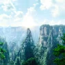 Visiting the avatar mountains (zhangjiajie) 12 Zhangjiajie avatar mountain sunrise top thumb movingjack 2 •